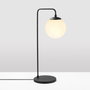 Opviq Viran - 10985 Lámpara de Mesa Blanco y Negro